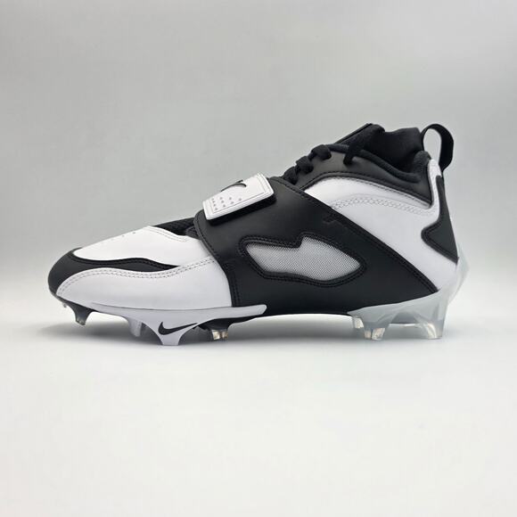 Nike Vapor Edge Air Diamond Turf 93 TD Size 8.5 Cleats HF5298-101 White Black main image 8